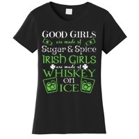 Irish Girl Are Whiskey On Ice St. Patrick's Day Women's T-Shirt