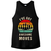 I've Got Awesome Moves Chess Player Funny Chess Player Ladies PosiCharge Tri-Blend Wicking Tank
