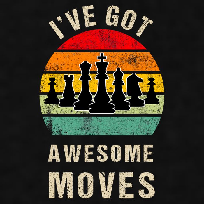 I've Got Awesome Moves Chess Player Funny Chess Player Ladies PosiCharge Tri-Blend Wicking Tank