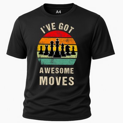 I've Got Awesome Moves Chess Player Funny Chess Player Performance Shirt