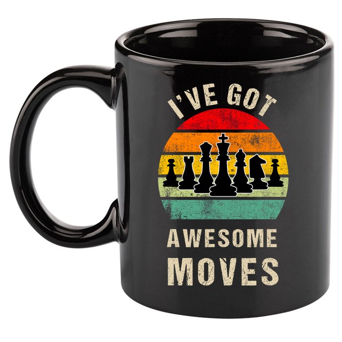I've Got Awesome Moves Chess Player Funny Chess Player 11oz C Handle Ceramic Mug