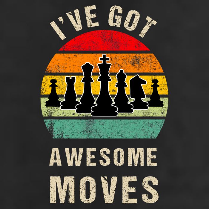 I've Got Awesome Moves Chess Player Funny Chess Player 25L Jumbo Tote