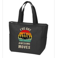 I've Got Awesome Moves Chess Player Funny Chess Player Zip Tote Bag