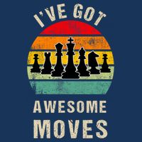 I've Got Awesome Moves Chess Player Funny Chess Player Infant Baby Jersey Bodysuit