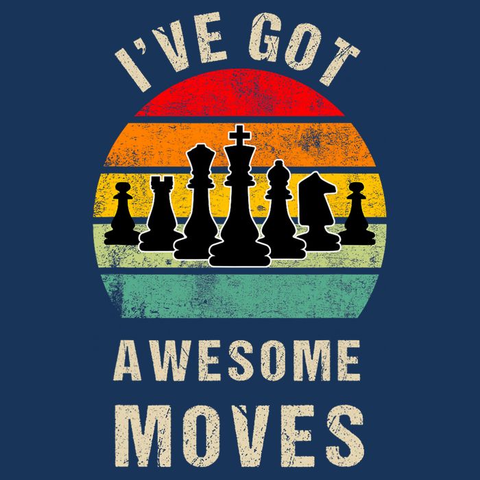 I've Got Awesome Moves Chess Player Funny Chess Player Infant Baby Jersey Bodysuit