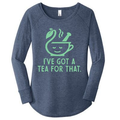 IVe Got A Tea For That. Women's Perfect Tri Tunic Long Sleeve Shirt