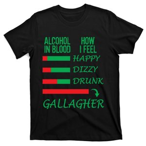 Irish Gallagher & Alcohol St Patrick Day Apparel Design Gift Long Sleeve T-Shirt