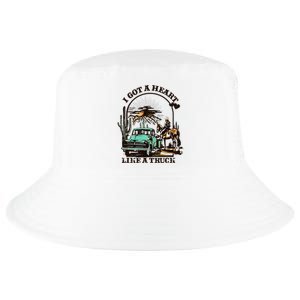 I Got A Heart Like A Truck Western Country Cool Comfort Performance Bucket Hat