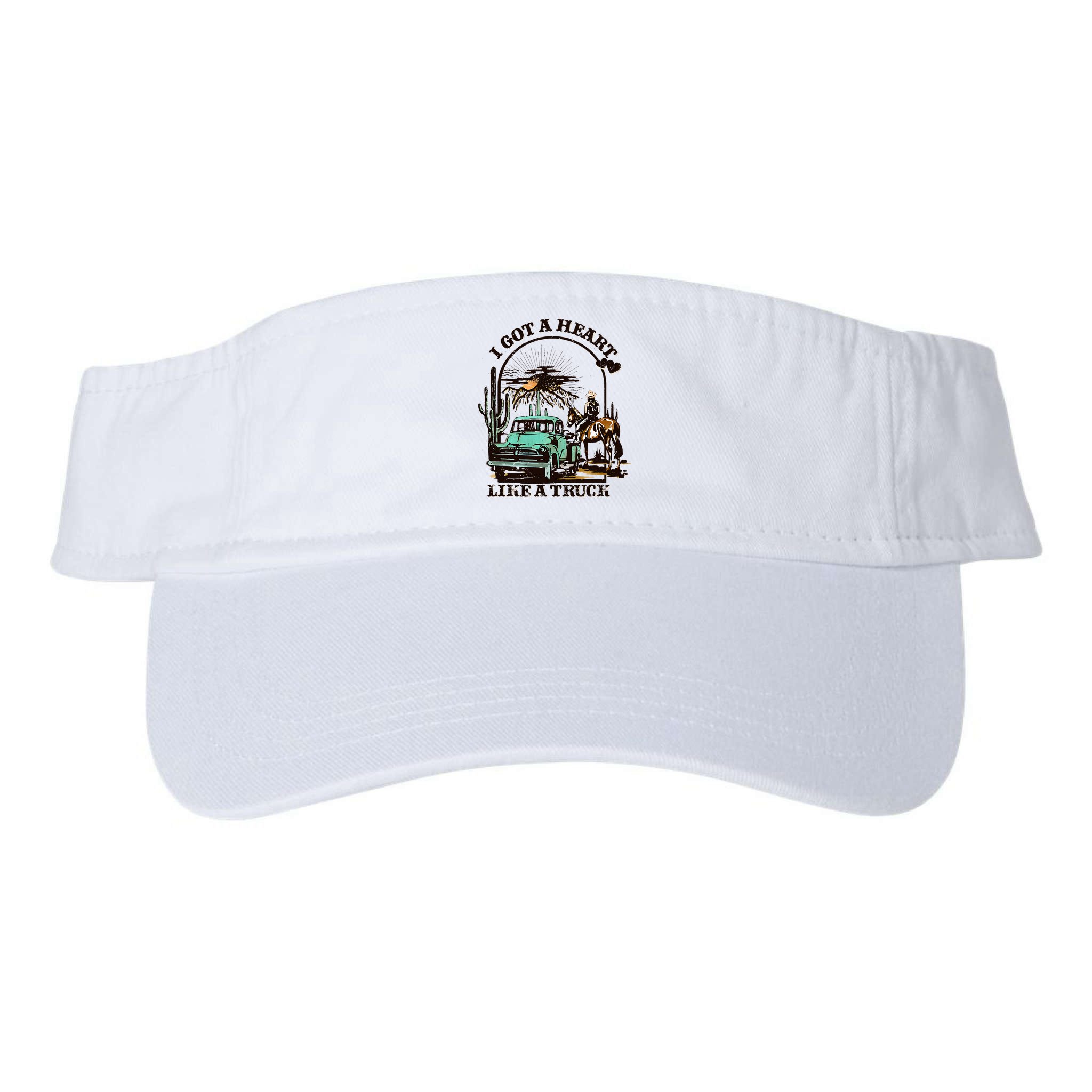 I Got A Heart Like A Truck Western Country Music Cowboy Visor