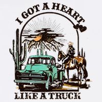 I Got A Heart Like A Truck Western Country Music Cowboy Visor