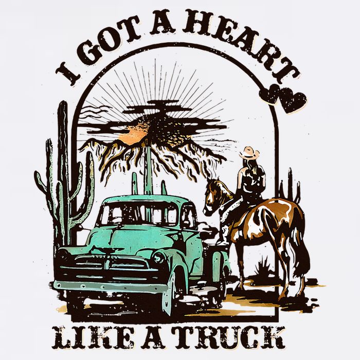 I Got A Heart Like A Truck Western Country Music Cowboy Visor