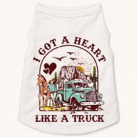 I Got A Heart Like A Truck Western Country Music Cowgirl Doggie Tank