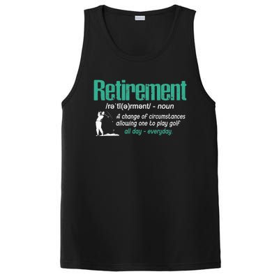 I Golf And I Know Things Xmas Funny Golf Gift For Golfers PosiCharge Competitor Tank