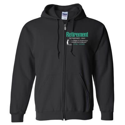 I Golf And I Know Things Xmas Funny Golf Gift For Golfers Full Zip Hoodie