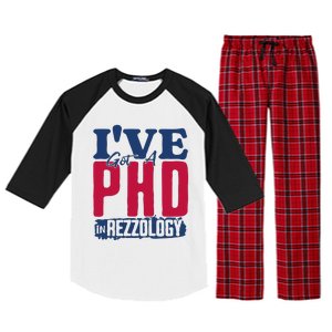 IVe Got A Phd In Rizzology Funny Rizz Quote Raglan Sleeve Pajama Set