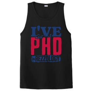 IVe Got A Phd In Rizzology Funny Rizz Quote PosiCharge Competitor Tank