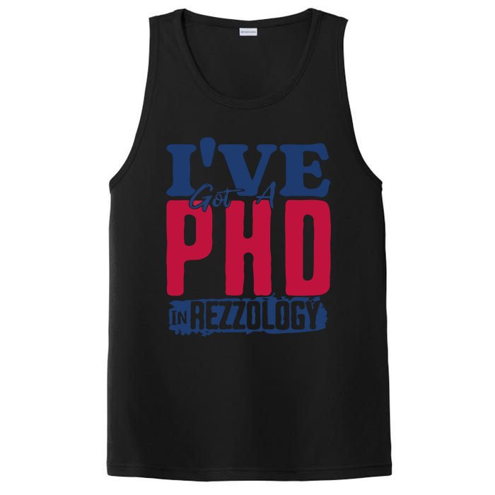 IVe Got A Phd In Rizzology Funny Rizz Quote PosiCharge Competitor Tank