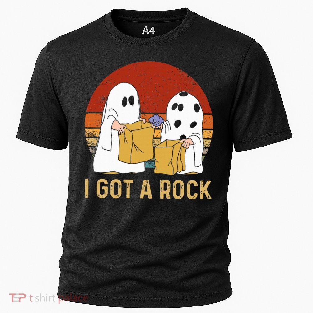 I Got A Rock Halloween Trick Or Treat Ghost Performance Shirt