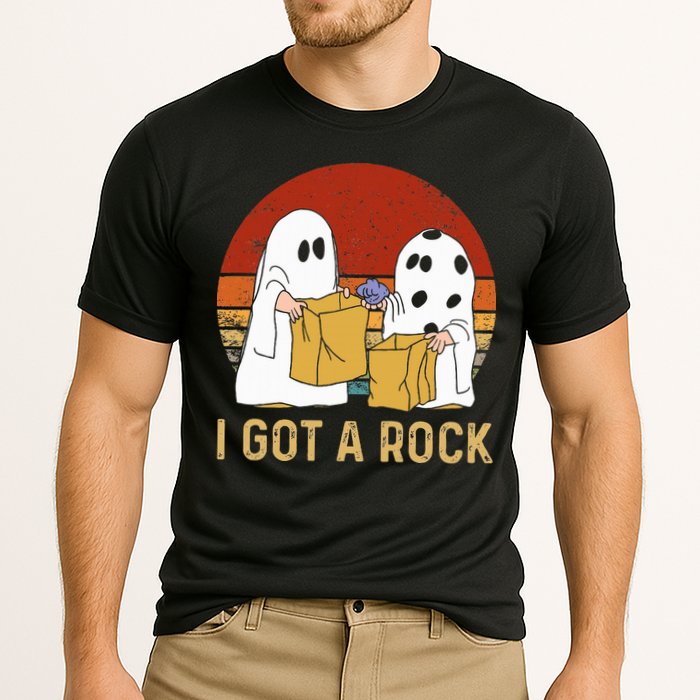 I Got A Rock Halloween Trick Or Treat Ghost Cooling Performance Crew T-Shirt