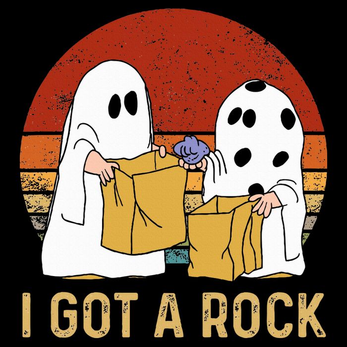 I Got A Rock Halloween Trick Or Treat Ghost Cooling Performance Crew T-Shirt