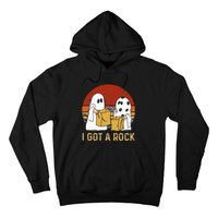 I Got A Rock Halloween Trick Or Treat Ghost Hoodie