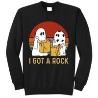 I Got A Rock Halloween Trick Or Treat Ghost Sweatshirt