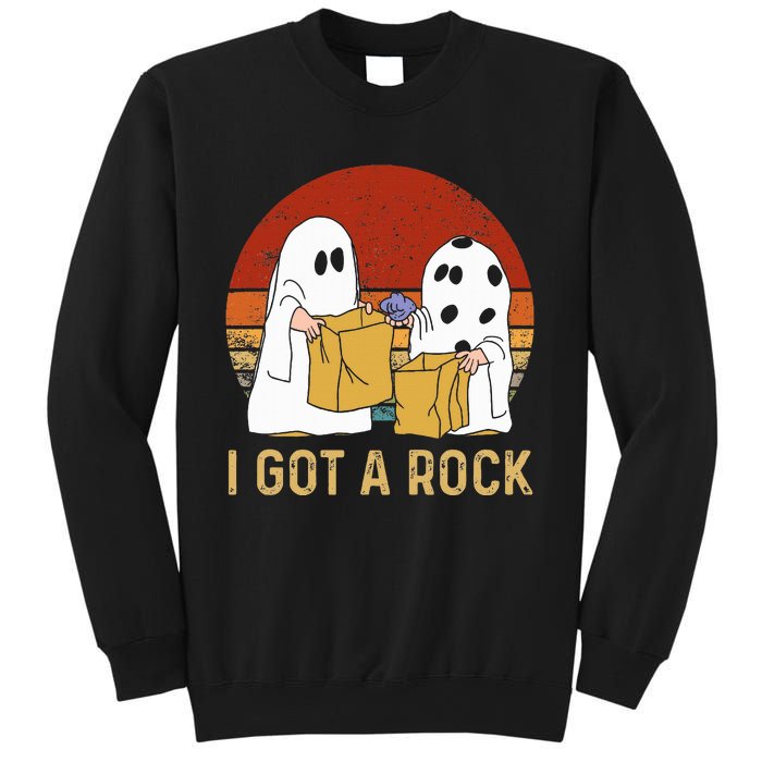 I Got A Rock Halloween Trick Or Treat Ghost Sweatshirt