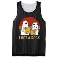 I Got A Rock Halloween Trick Or Treat Ghost Mesh Reversible Basketball Jersey Tank