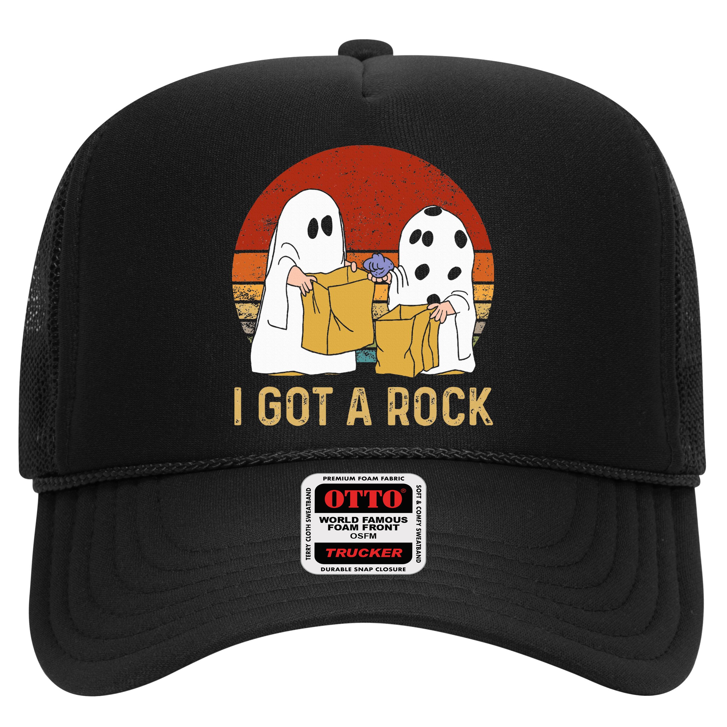 I Got A Rock Halloween Trick Or Treat Ghost Hat