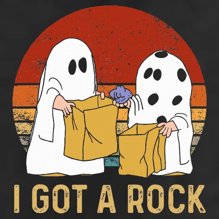 I Got A Rock Halloween Trick Or Treat Ghost Hat