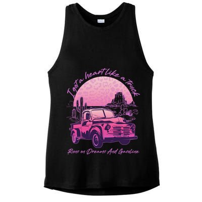 I Got A Heart Like A Truck Runs On Dreams And Gasoline Ladies PosiCharge Tri-Blend Wicking Tank