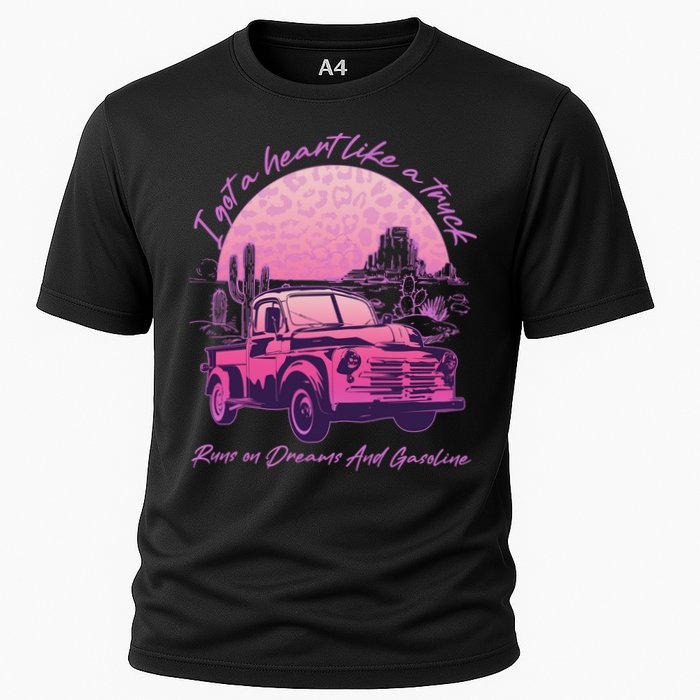 I Got A Heart Like A Truck Runs On Dreams And Gasoline Performance Shirt