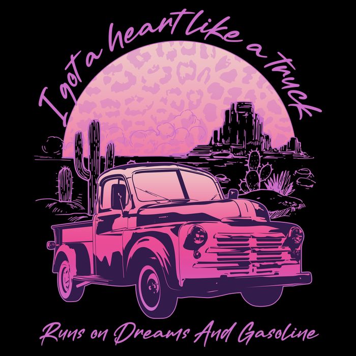 I Got A Heart Like A Truck Runs On Dreams And Gasoline Impact Tech Backpack