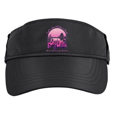 I Got A Heart Like A Truck Runs On Dreams And Gasoline Adult Drive Performance Visor
