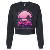 I Got A Heart Like A Truck Runs On Dreams And Gasoline Cropped Pullover Crew