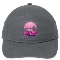 I Got A Heart Like A Truck Runs On Dreams And Gasoline 7-Panel Snapback Hat
