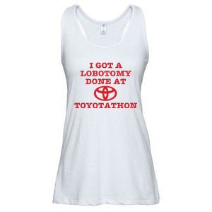 I Got A Lobotomy Done At Toyotathon Ladies Essential Flowy Tank