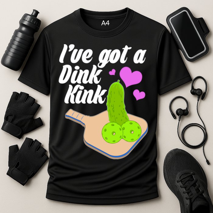 I've Got A Dink Kink Pickle Ball Cooling Performance Crew T-Shirt