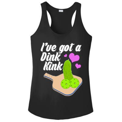 I've Got A Dink Kink Pickle Ball Ladies PosiCharge Competitor Racerback Tank