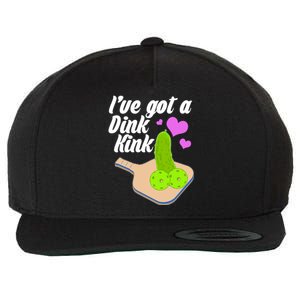 I've Got A Dink Kink Pickle Ball Wool Snapback Cap