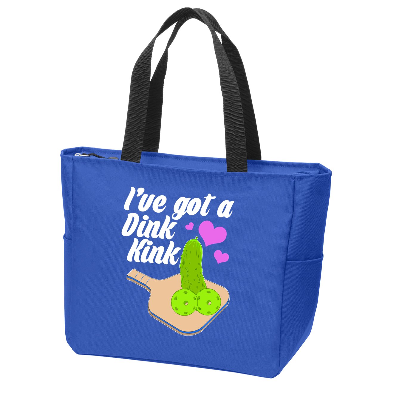 I've Got A Dink Kink Pickle Ball Zip Tote Bag