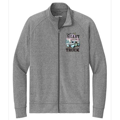 I Got A Heart Like A Truck Runs On Dreams Stretch Full-Zip Cadet Jacket