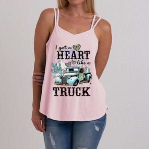 I Got A Heart Like A Truck Runs On Dreams Women's Strappy Tank