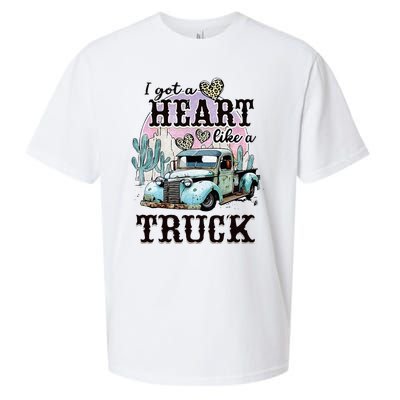 I Got A Heart Like A Truck Runs On Dreams Sueded Cloud Jersey T-Shirt