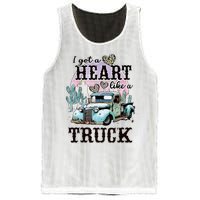 I Got A Heart Like A Truck Runs On Dreams Mesh Reversible Basketball Jersey Tank