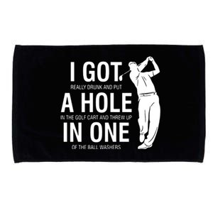 I Got A Hole In One Microfiber Hand Towel