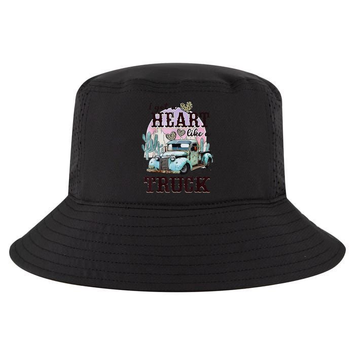I Got A Heart Like A Truck Runs On Dreams Cool Comfort Performance Bucket Hat