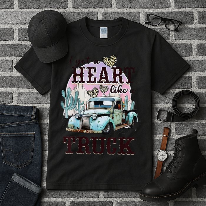 I Got A Heart Like A Truck Runs On Dreams Tall T-Shirt