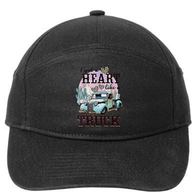 I Got A Heart Like A Truck Runs On Dreams 7-Panel Snapback Hat