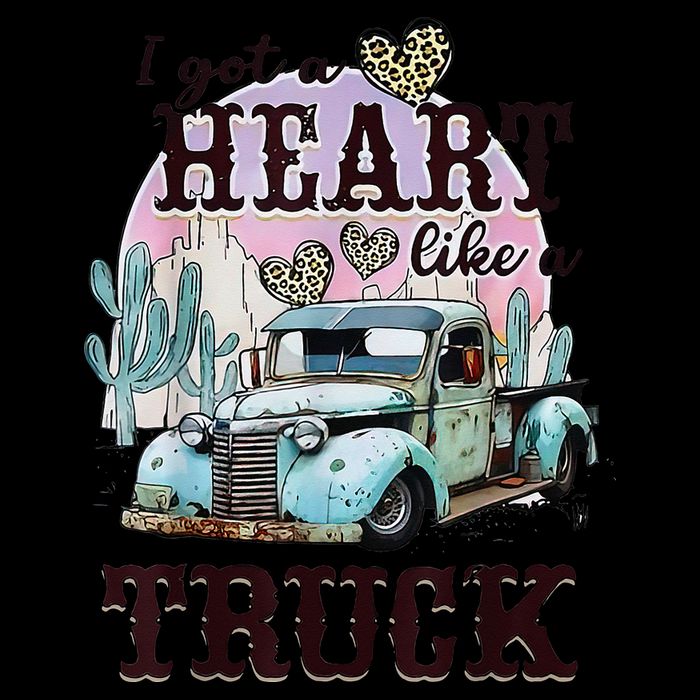 I Got A Heart Like A Truck Runs On Dreams 16 in Basic Backpack